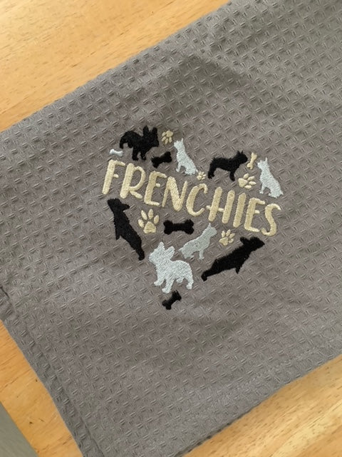 Frenchie Tea Towel