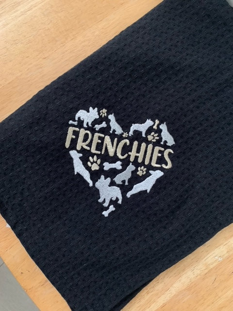 Frenchie Tea Towel